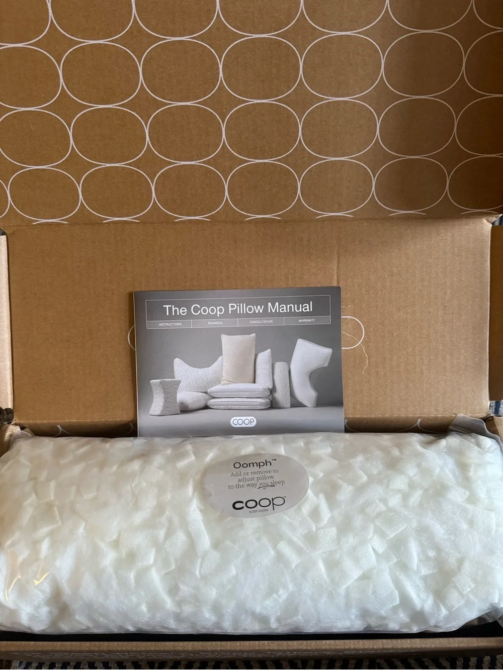 Coop Home Goods The Original Cut-Out Adjustable Pillow, King Size Bed Pillows - Picture 1 of 4